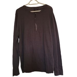 EDUN Long Sleeve Cotton Henley